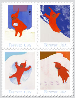 The Ezra Jack Keats Foundation - The Snowy Day Forever Stamps